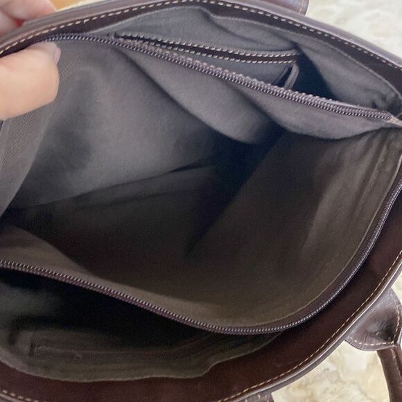 Land’s End Nylon & Leather Tote Bag - Picture 13 of 16